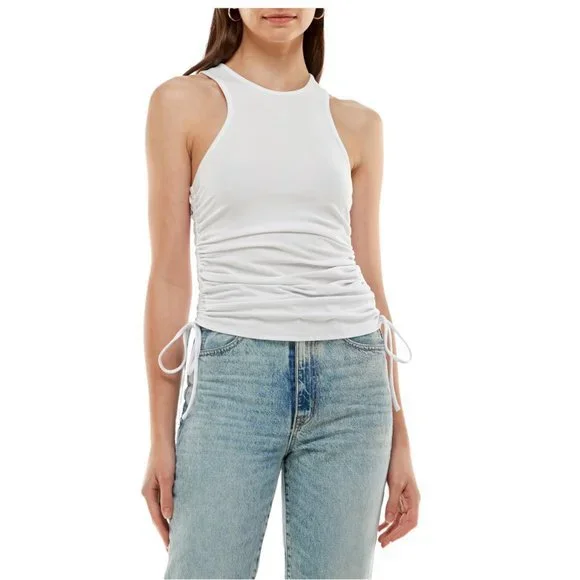 NWOT WAYF‎ Jayce Ruched Racer Tank (M) - Picture 11 of 11